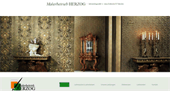 Desktop Screenshot of maler-herzog.info